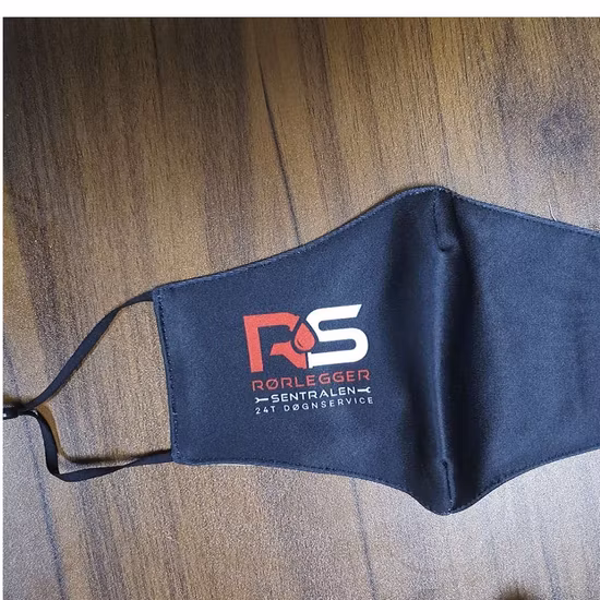 Promotional Wholesale Reusable Washable 2 Layer Cotton Knitting Face Mask